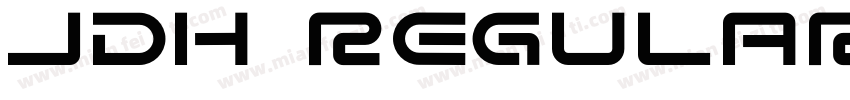 JDH Regular字体转换